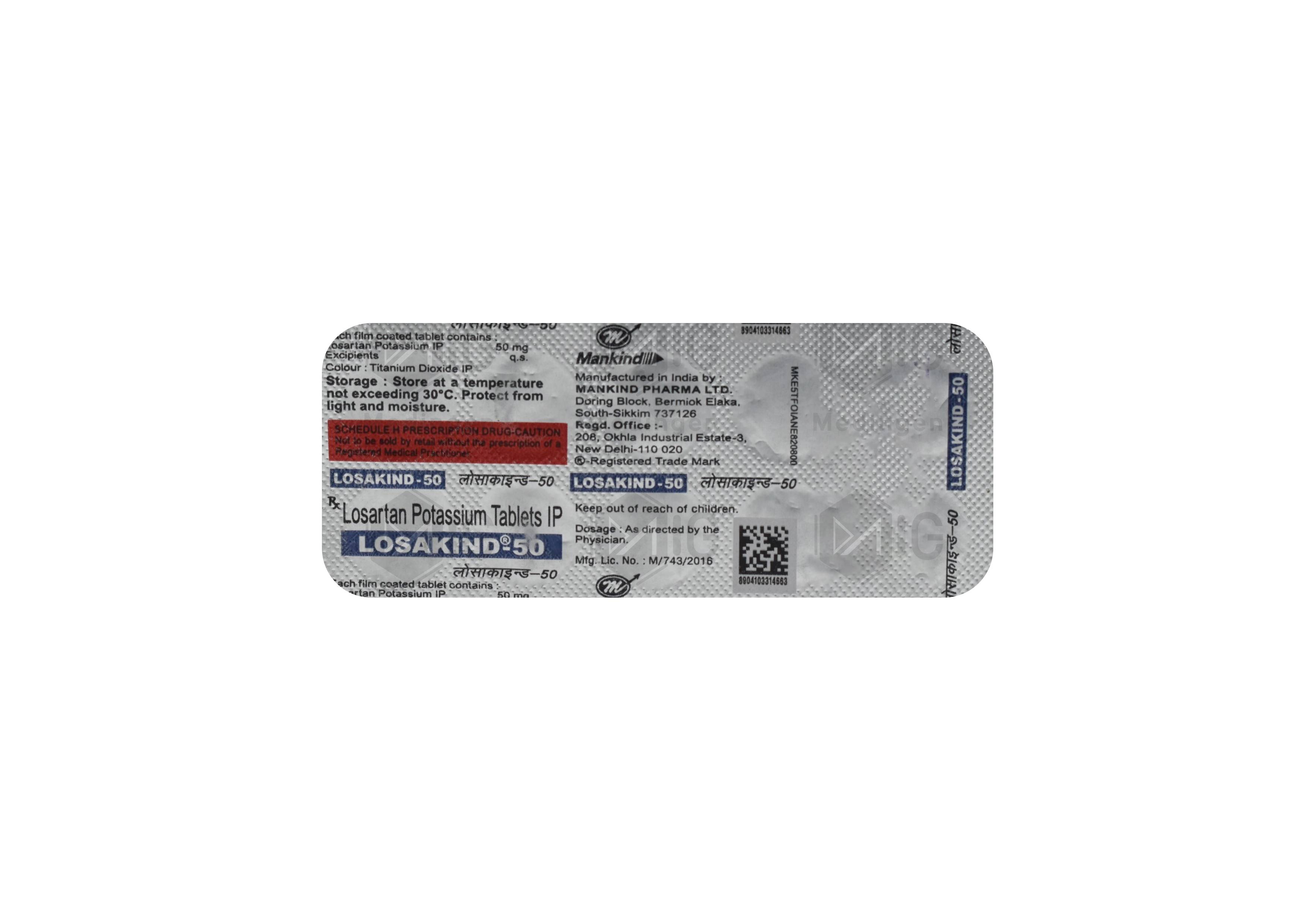 LOSAKIND 50MG